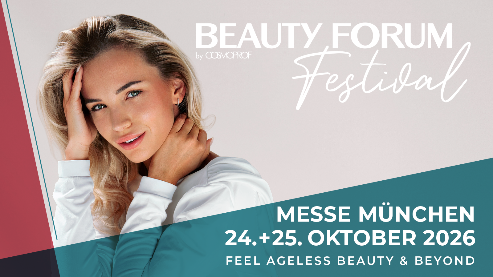 BEAUTY FORUM Festival München am 24. und 25. Oktober 2026 in der Messe München.